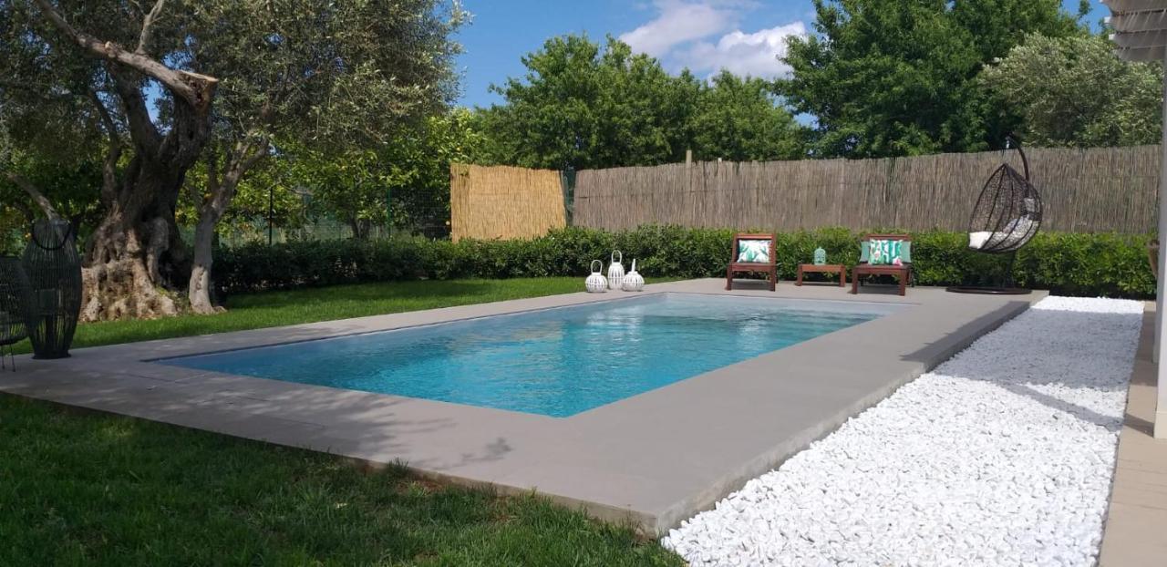 Villa Federica Con Piscina/With Pool Santa Maria Del Focallo Luaran gambar
