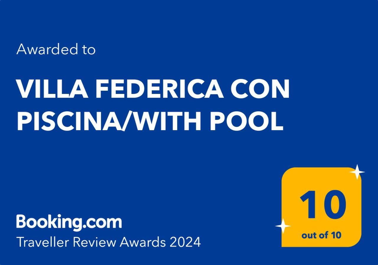 Villa Federica Con Piscina/With Pool Santa Maria Del Focallo Luaran gambar